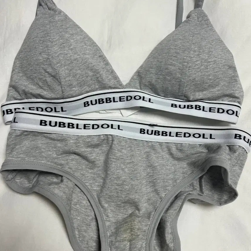 [BUNJANG] Bubble Doll Gray Lingerie Set / 버블돌 그레이 속옷세트