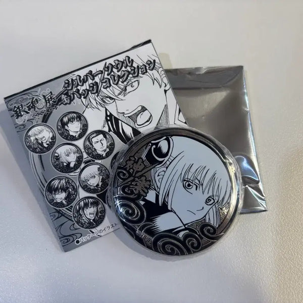 [BUNJANG] Gintama Original Art Exhibition Silver Can Badge Kagura / 은혼 원화전 실버 캔뱃지 카구라