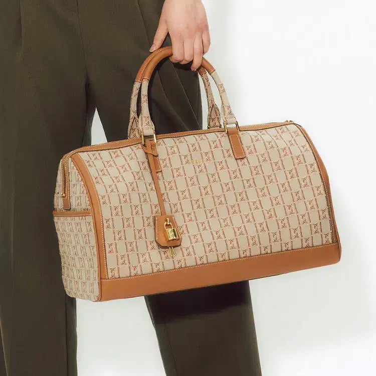 [BUNJANG] Daks Jacquard Boston Bag / (시간특가)닥스 자카드 보스톤백 새제품