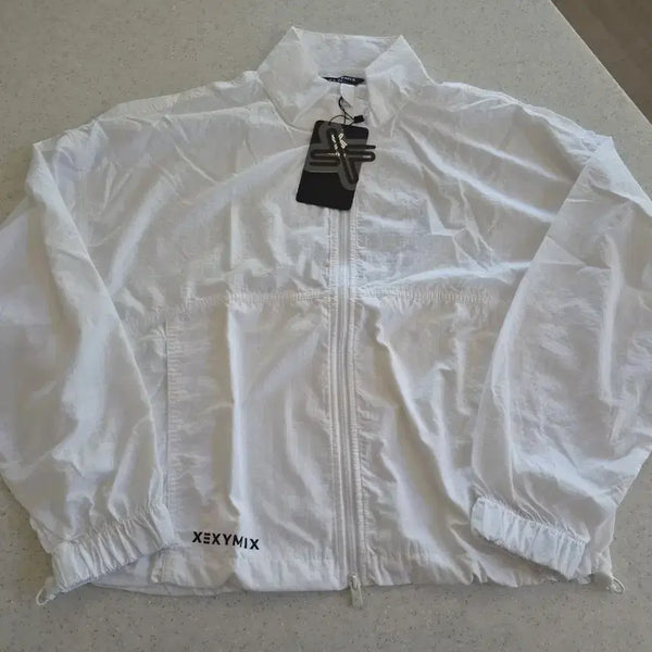 [BUNJANG] Xexymix Hiker Crop Windbreaker (Off-White) / 새상품)하이커 크롭 바람막이(점퍼)(백아이보리)(새상품-테그있음)(젝시믹스)(30%할인)