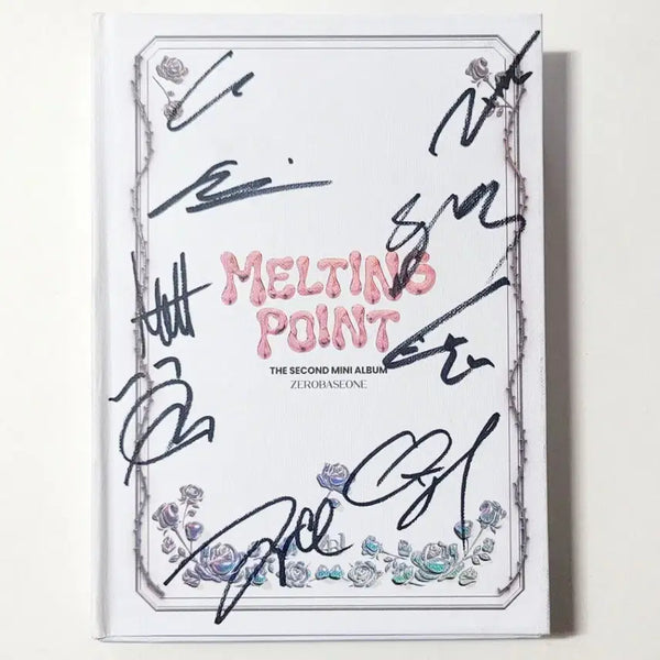 [BUNJANG] ZEROBASEONE 2nd Mini Album 'MELTING POINT' White Version Signed Album / [친필싸인반]비매홍보반/제로베이스원 2nd미니앨범/화이트버전