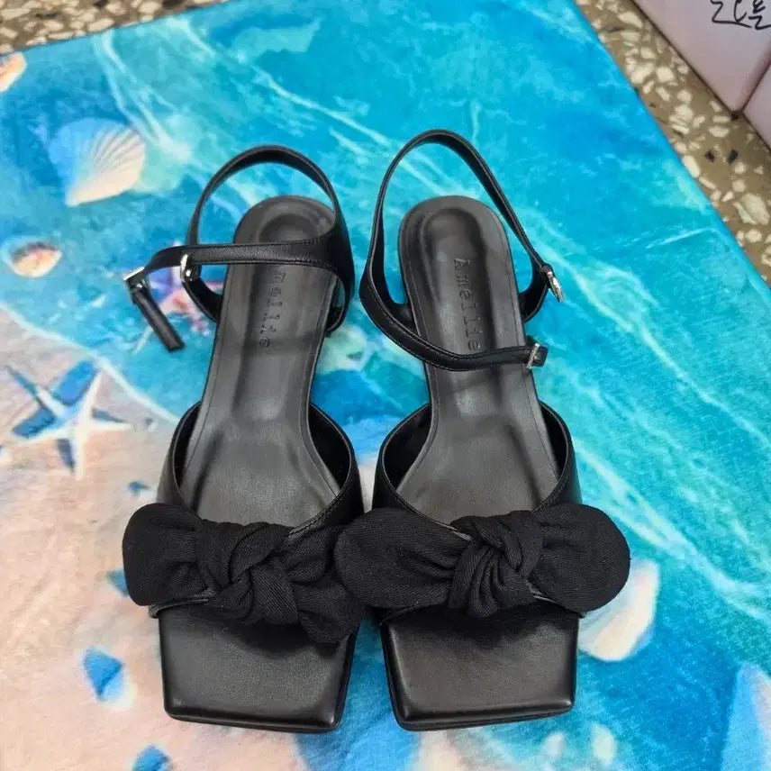 [BUNJANG] Elisabeth Ribbon Detail Sandals / 엘리자벳 리본 장식샌들