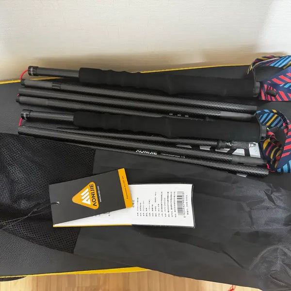 [BUNJANG] OniG Carbon Trekking Poles - Black, 115cm / 오니지 카본 등산스틱 트레킹폴 블랙 115cm