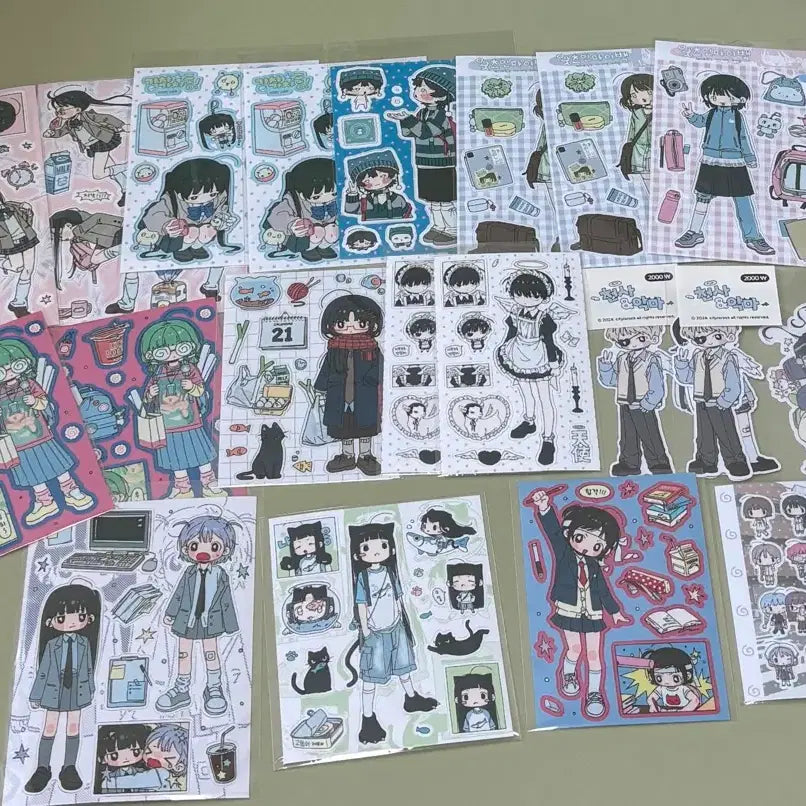 [BUNJANG] Kim Dosirak 21 Stickers Bundle Set / 김도시락 스티커 21개 일괄 판매