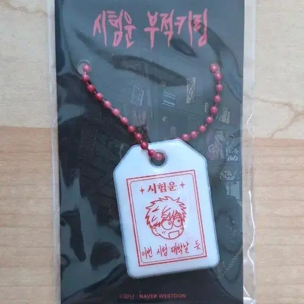 [BUNJANG] Where Is My Home? Pop-up Test Luck Charm Keychain Go Hae-jun / 집이 없어 팝업 시험운 부적 키링 고해준