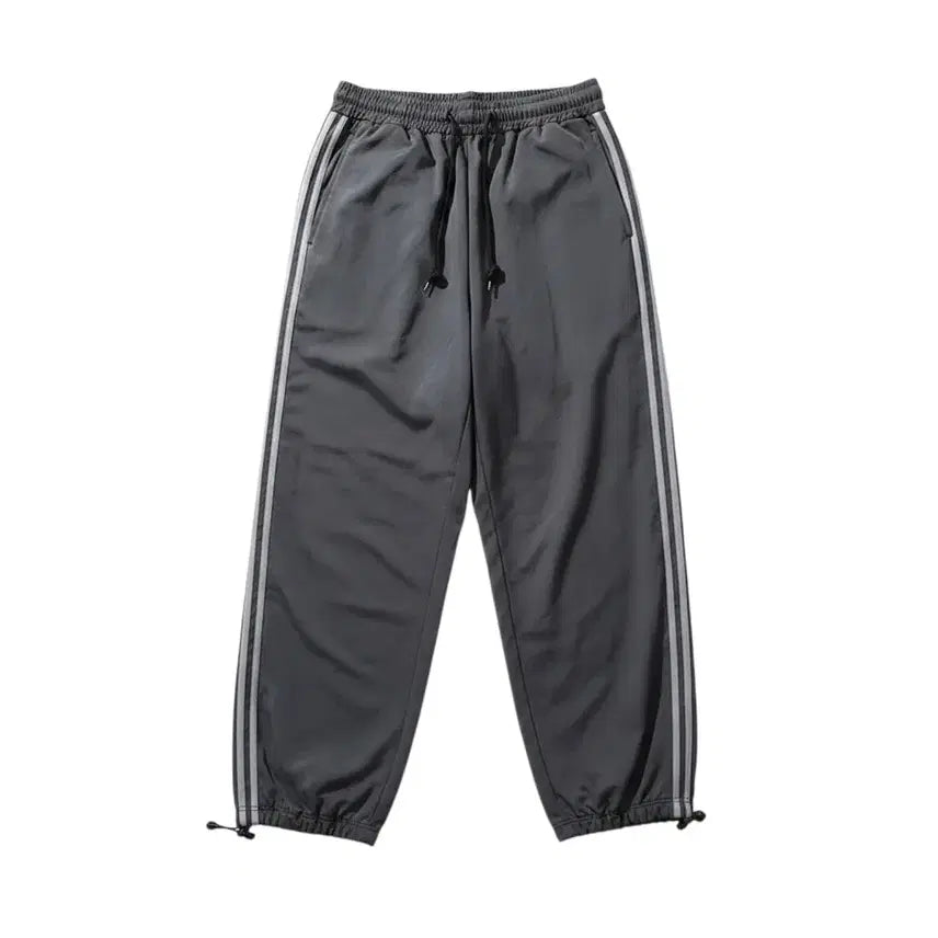 [BUNJANG] Women's Charcoal String Banding Track Pants / 여성F/ 차콜 스트링 밴딩 트랙팬츠 36-114