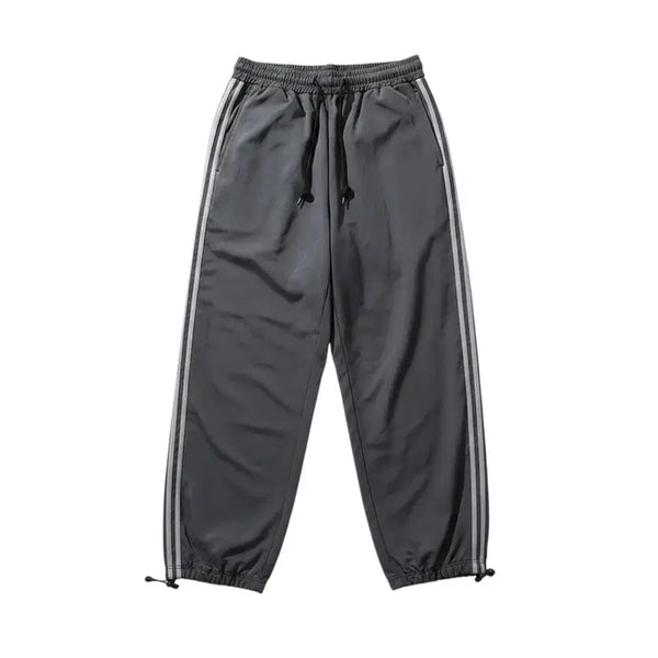 [BUNJANG] Women's Charcoal String Banding Track Pants / 여성F/ 차콜 스트링 밴딩 트랙팬츠 36-114