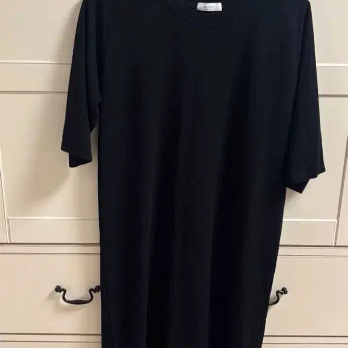 [BUNJANG] Black Short-Sleeve Long Dress / 블랙 반팔 롱원피스 66