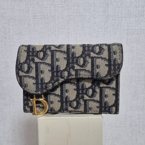[BUNJANG] Dior Oblique Saddle Card Holder / [ S급 / 정품 ] 디올 오블리크 새들 카드지갑