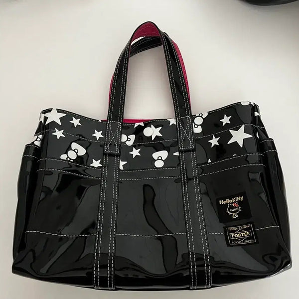[BUNJANG] Porter x Atmos x Hello Kitty Enamel Tote Bag / 포터x아트모스x헬로키티 토트백 에나멜