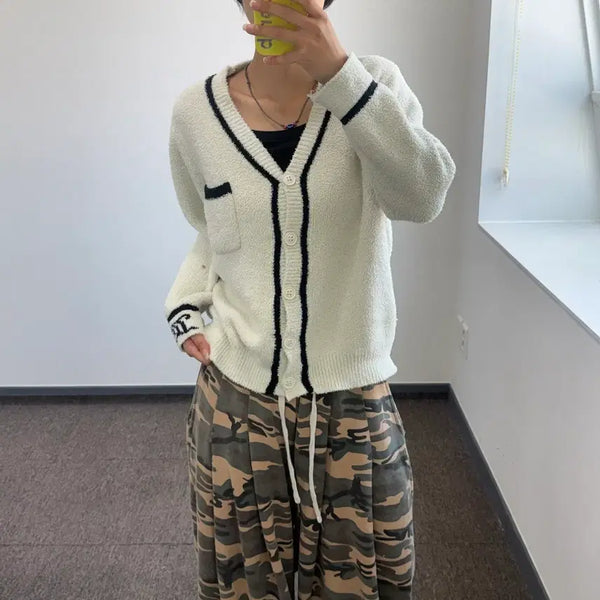 [BUNJANG] Juicy Couture Fleece Cardigan with Back Logo / Juicy couture 쥬씨꾸뛰르 백 로고 후리스 가디건