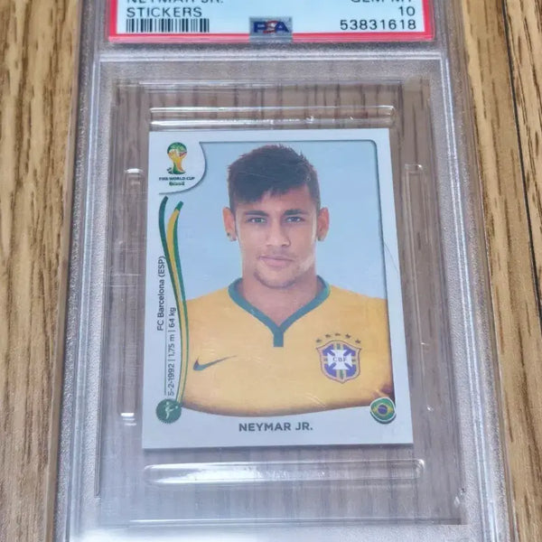 [BUNJANG] Panini Neymar 2014 World Cup Sticker RC PSA 10 / 파니니 네이마르 2014 월드컵 스티커 rc psa10