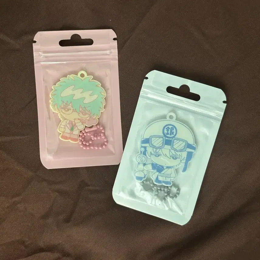 [BUNJANG] Gintama Gintoki & Ginpachi Keyring Set / 은혼 긴토키 긴파치 키링 세트