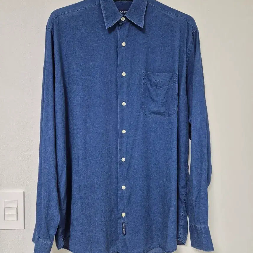 [BUNJANG] GANT Linen Shirt Indigo Denim / GANT 간트 린넨셔츠