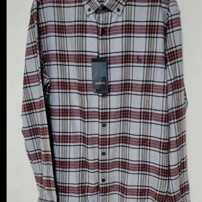 [BUNJANG] Hazzys Check Slim Fit Shirt Size 105 / [새상품]헤지스 체크 남방 슬림핏  105