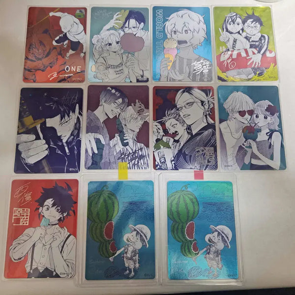 [BUNJANG] One Piece Natsukomi Metakira Card Set (Watermelon Luffy x2, 9 Others) / (8/9까지)2026 나츠코미 메타키라 카드(원피스 수박루피 2개 외 9종)
