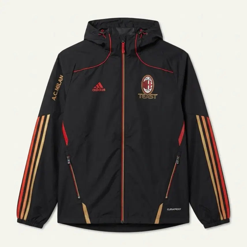 [BUNJANG] Adidas AC Milan Windbreaker Jacket / 아디다스 AC밀란 바람막이 자켓