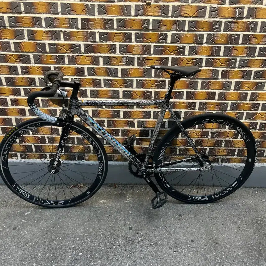 [BUNJANG] Tsunami SNM100 Flame Black Frameset Bicycle / 픽시자전거 쓰나미snm100 불꽃블랙