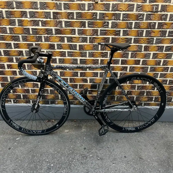 [BUNJANG] Tsunami SNM100 Flame Black Frameset Bicycle / 픽시자전거 쓰나미snm100 불꽃블랙