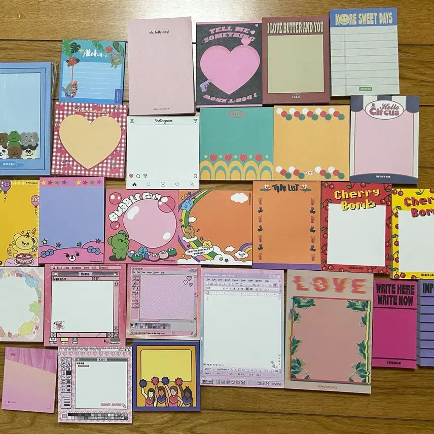 [BUNJANG] Memo Pad Bundle Set / 떡메모지 일괄 판매