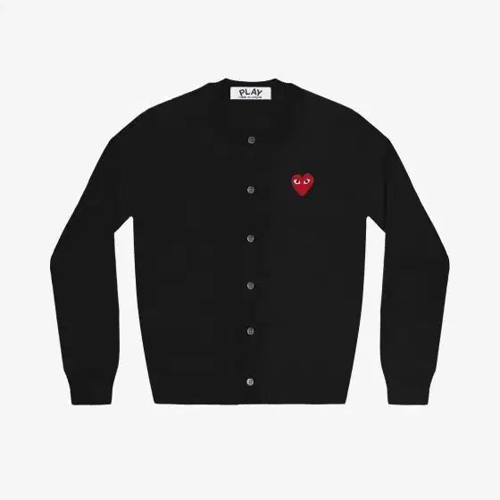 [BUNJANG] Comme des Garçons Play Patch Cardigan / [새상품] 꼼데가르송 남여공용 니트 가디건