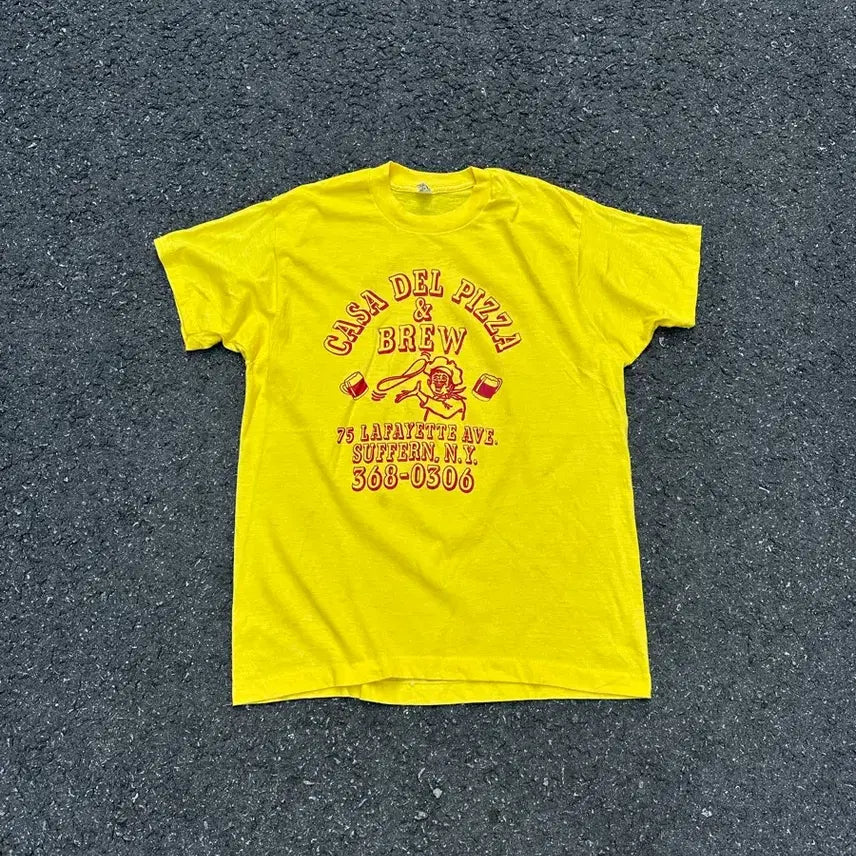 [BUNJANG] Vintage 80s Pizza T-Shirt / [빈티지] 80s Pizza T-Shirt