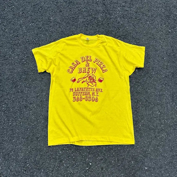 [BUNJANG] Vintage 80s Pizza T-Shirt / [빈티지] 80s Pizza T-Shirt