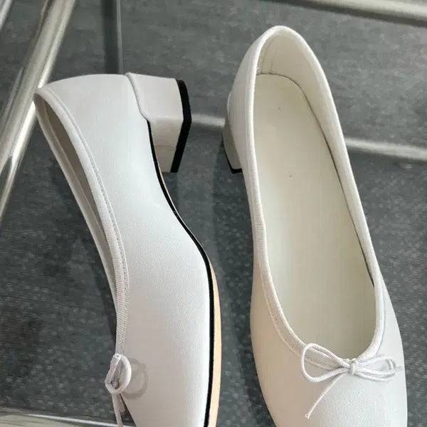 [BUNJANG] Ballet Flats Shoes (3.5cm Heel) / 발레 플랫슈즈 (굽3.5cm)