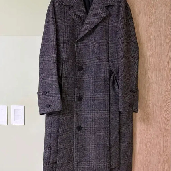 [BUNJANG] Wooyoungmi 21FW Main Check Coat / 우영미 21fw 메인 체크 코트 판매