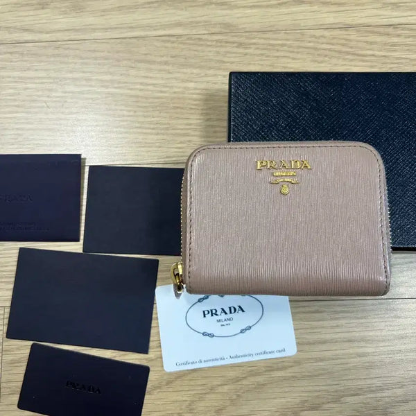 [BUNJANG] Prada Saffiano Leather Coin Wallet / 프라다 사피아노 가죽 동전지갑