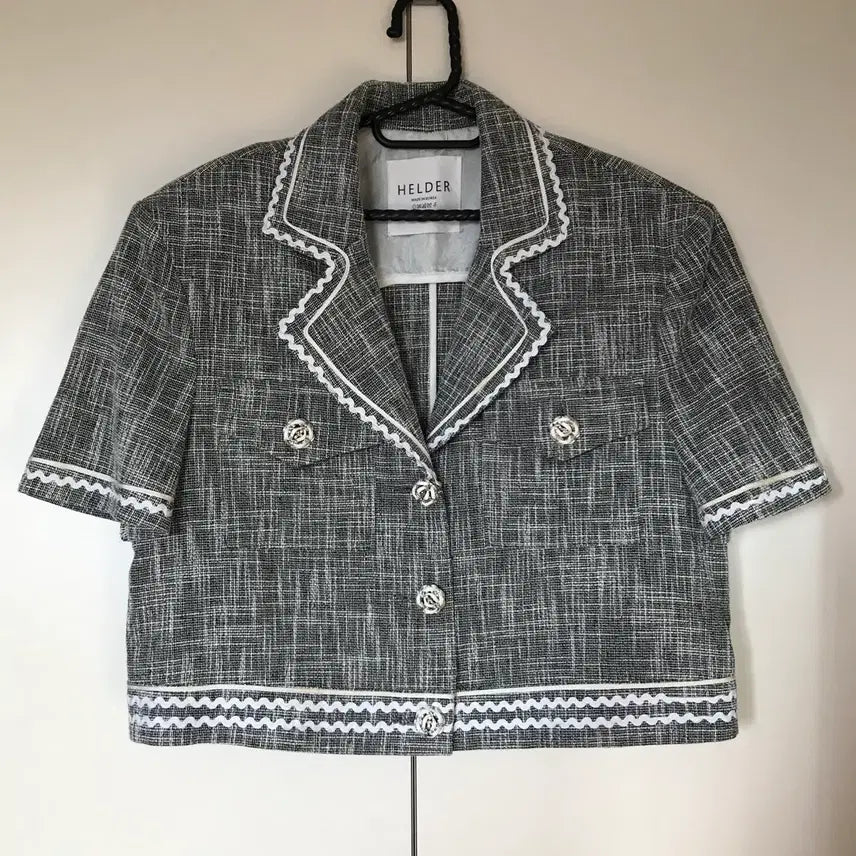 [BUNJANG] Helder Coco Tweed Jacket / 헬더 트위드 코코 자켓
