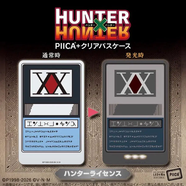 [BUNJANG] Hunter x Hunter PIICA Clear Pass Case License Card / 헌터헌터 PIICA 클리어 패스 케이스 라이센스 카드