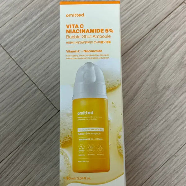 [BUNJANG] Omitted Vita C Niacinamide Bubble Shot Ampoule / 오미티드 비타씨 나이아신아마이드 버블샷 앰플
