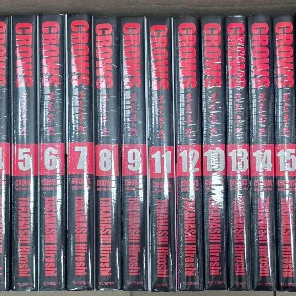 [BUNJANG] Crows Complete Edition Manga Full Set Volumes 1-19 (Unsealed) / 크로우즈 완전판  만화책 전권 1~19권 미개봉