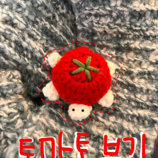 [BUNJANG] Mini Turtle Knit Keychain / 미니 거북이 키링