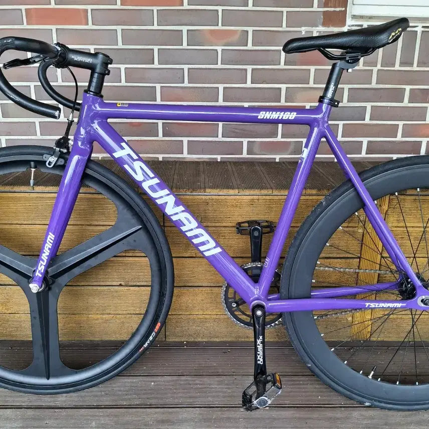 [BUNJANG] Tsunami SNM100 Complete Bike (Purple) / 쓰나미 snm100 보라색 완차 급처 (판/대)