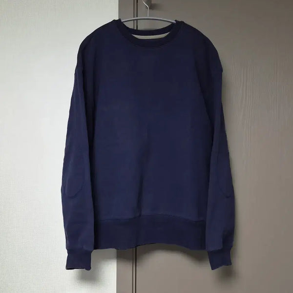 [BUNJANG] Roughside Oversized Sweatshirt Navy / [1] 러프사이드 오버사이즈드 스웻셔츠 맨투맨 네이비