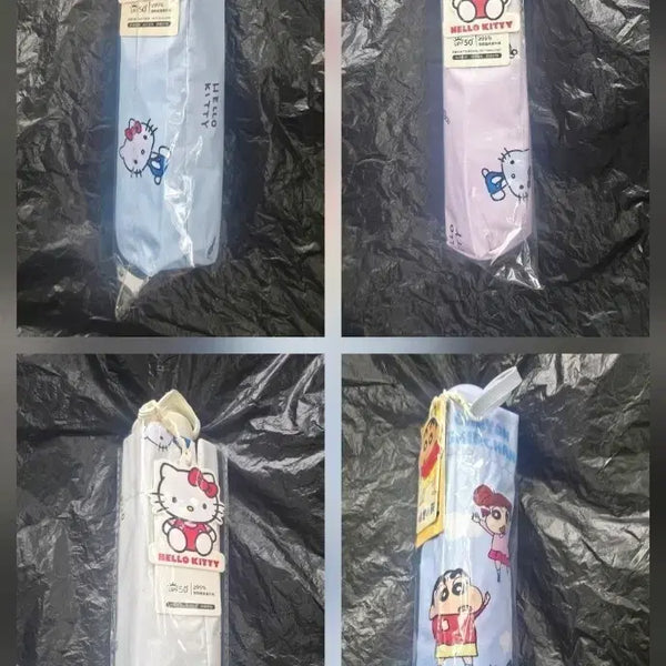 [BUNJANG] Hello Kitty / Crayon Shin-chan Foldable Umbrella/Parasol / [폭염 저감 필수] 헬로키티 / 짱구 우산/양산