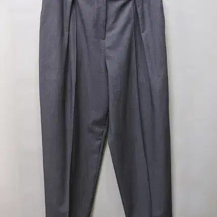 [BUNJANG] Lucky Chouette High-Waisted Back-Band Baggy Fit Pants Size 38 Deep Gray / 럭키슈에뜨 뒷밴딩 배기핏 팬츠 38 사이즈