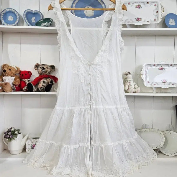 [BUNJANG] Jill Stuart Lace Cotton Dress / JILL STUART(질 스튜어트) 레이스 코튼 원피스
