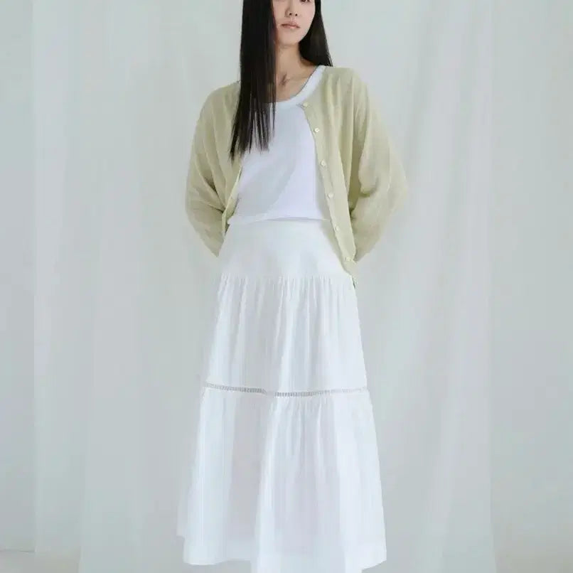 [BUNJANG] Venute Ete Skirt White / 베뉴엣 Ete스커트 새상품