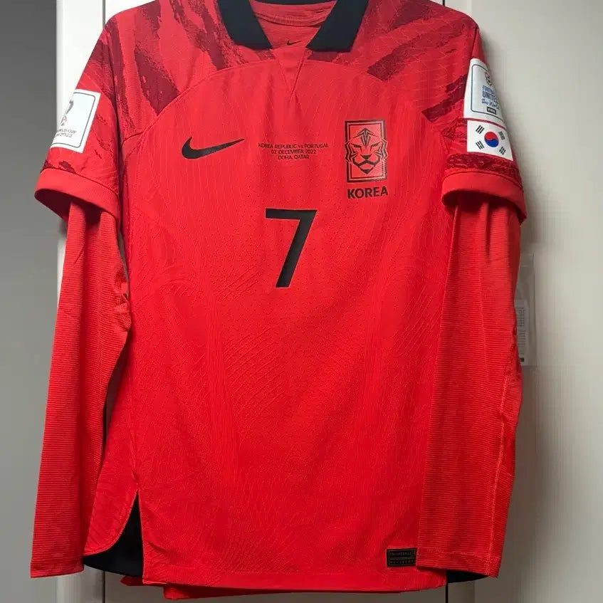 [BUNJANG] Son Heung-min 2022/2024 National Team Compression Long Sleeve Jersey / 정품) 손흥민 22/24 유니폼 월드컵 국대 컴프레션 프로 선수지급용 긴팔