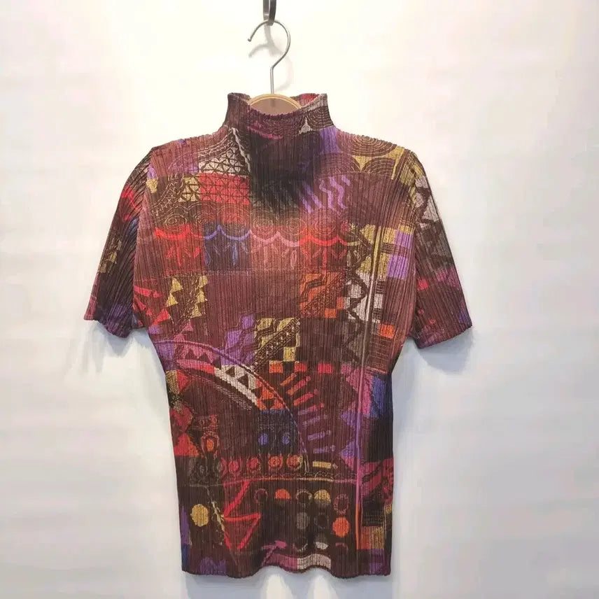 [BUNJANG] Issey Miyake Pleats Please High Neck Top / 이세이미야케 플리츠 플리즈 하이넥 정품 (거이새거수준)