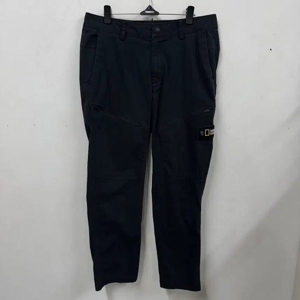 [BUNJANG] National Geographic Black Pants Size 76 / 내셔널지오그래픽 블랙 팬츠 76