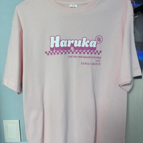 [BUNJANG] Cutestreet Q-Sto Sakuraba Haruka T-shirt XL / 큐티스트리트 큐스토 사쿠라바 하루카 오시어필티 XL 팝니다