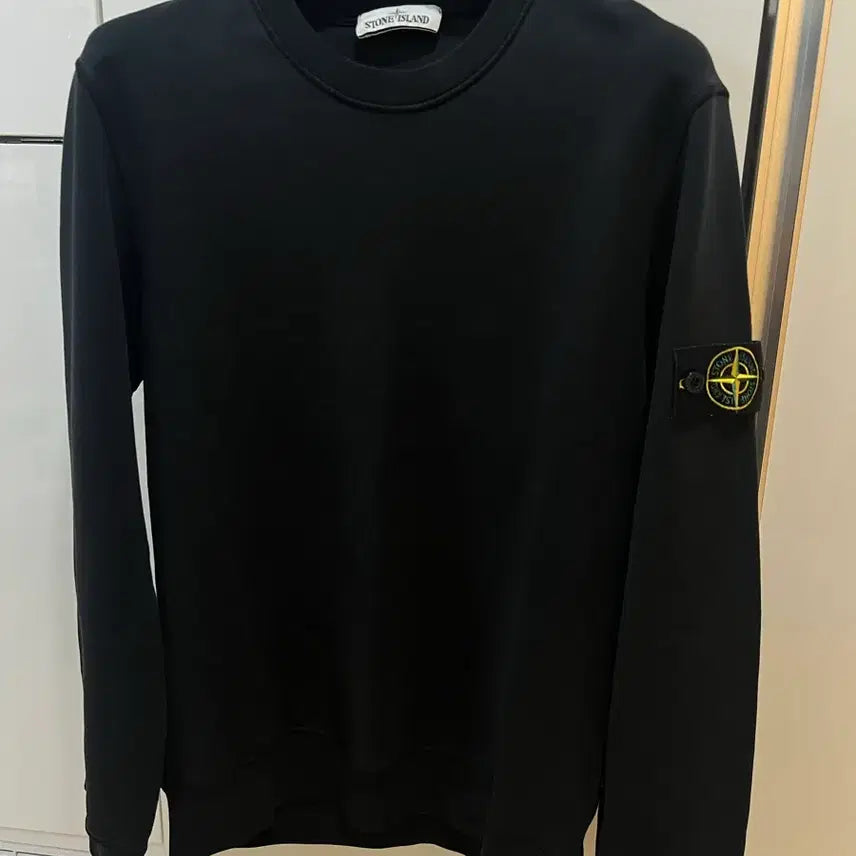 [BUNJANG] Stone Island Black Sweatshirt M / 스톤아일랜드 블랙맨투맨 M (새상품급)