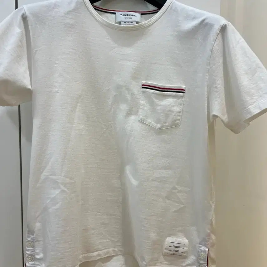 [BUNJANG] Thom Browne White Short Sleeve T-Shirt Size 3 / 26fw 톰브라운 화이트반팔티 3사이즈 (새상품급)
