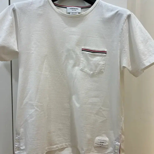 [BUNJANG] Thom Browne White Short Sleeve T-Shirt Size 3 / 26fw 톰브라운 화이트반팔티 3사이즈 (새상품급)