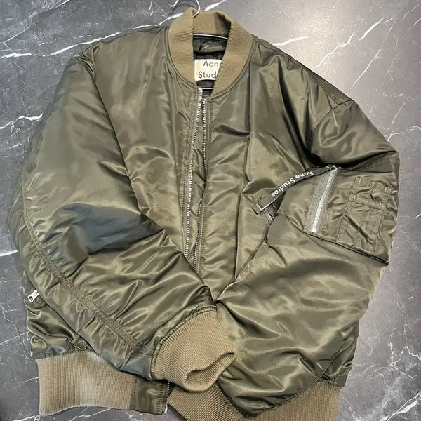 [BUNJANG] Acne Studios Mackio Bomber Jacket Khaki / 아크네스튜디오 마키오 봄버자켓 카키
