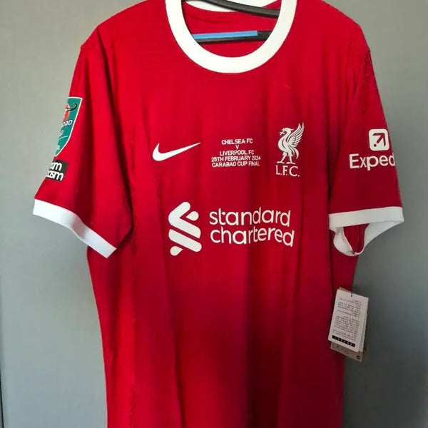 [BUNJANG] Liverpool FC 2023-2024 League Cup Final Authentic Jersey L Virgil van Dijk / 리버풀 23 24 리그컵 결승 어센틱 유니폼 L